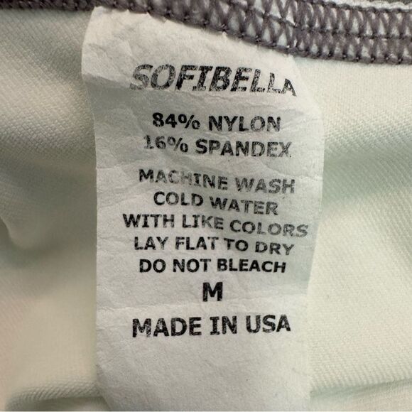 SOFTBELLA Womens Tennis Dress Athletic Skort Sleeveless Athleisure White M - Picture 4 of 7